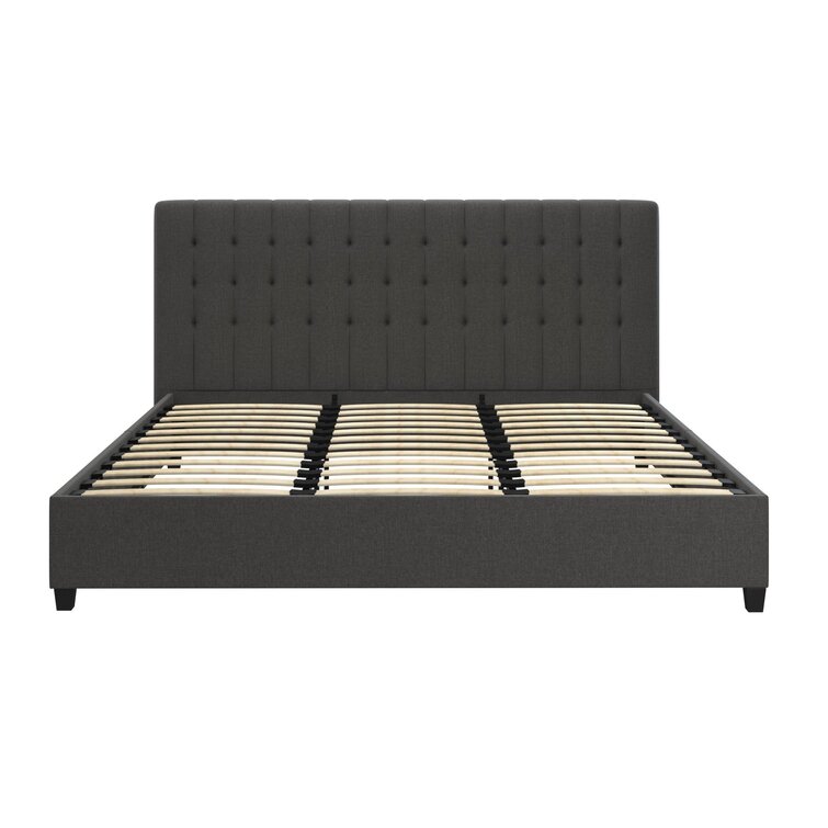 Littrell upholstered platform on sale bed wade logan